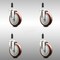 Service Caster 5 Inch 316SS Maroon Polyurethane Swivel 3/4 Inch Expanding Stem Caster Set SCC SCC-SS316EX20S514-PPUB-MRN-34-4 - alternate 2